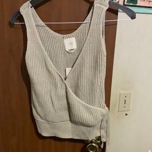 Francesca’s top, tan, small